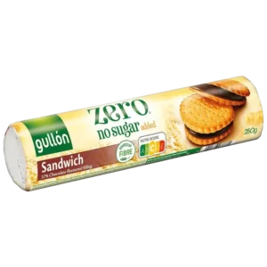 Gullon Biscuits Sandwich Au Chocolat Sans Sucre 250g