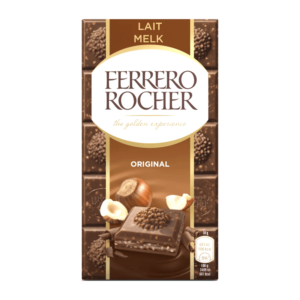 Ferrero Rocher Tablette Chocolat au Lait et Noisettes