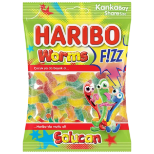 Haribo Worms Fizz 70g