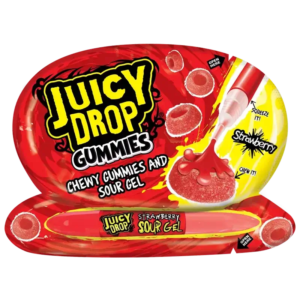 Juicy Drop Gummies Sour Gel Strawberry 57g