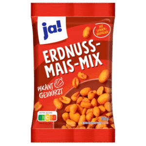 Ja Mélange De Cacahuètes Et De Maïs Épicées 150g